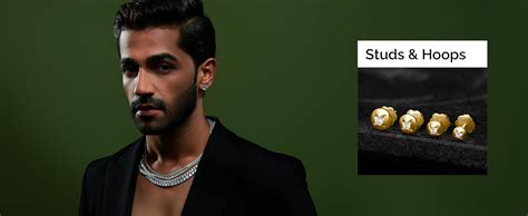 Buy ORIONZ Stud Earrings for Men & Boys (1 Piece) - 925 Sterling Silver ...