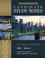 Buy CFA Candidate Study Notes, Level 1, Volume 4: v. 4 level 1 ...