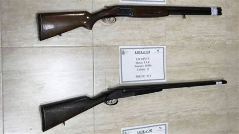 Subasta de armas intervenidas por la Guardia Civil de Jaén | Sociedad ...