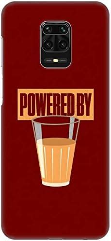 AMEZ Powered by Chai Printed Back Cover Phone Case for Redmi Note 9 Pro ...
