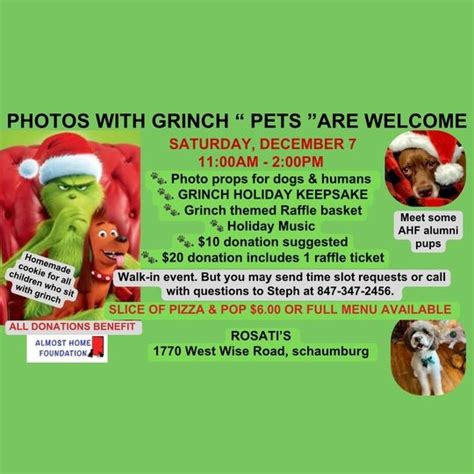Grinchmas Photos , Rosati's Pizza Sports Pub (Schaumburg, IL), 7 ...
