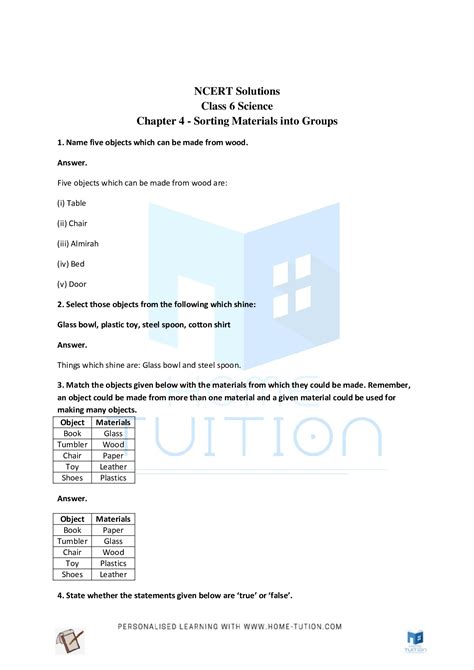 Image result for Class 6th Science Chapter 4
