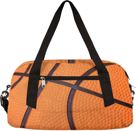 Amazon.com | Basketball Print Kids Duffle Bag for Boys Girls Dance Bag ...
