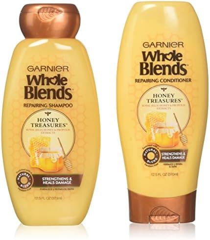 Garnier Whole Blends Haircare - Repairing Shampoo & Conditioner Set ...