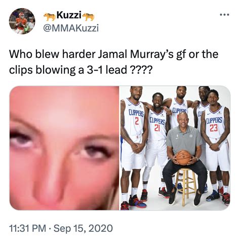 jamal murray girlfriend b------ meme | Jamal Murray's Girlfriend Sex ...