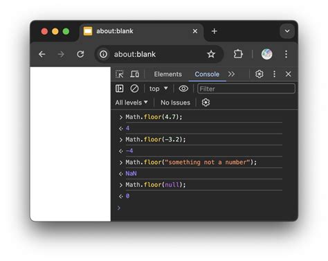 JavaScript Floor Round 的图像结果