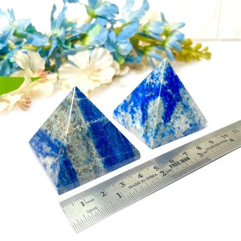 Shop Authentic Lapis Lazuli Pyramid Online in India - Talk to Crystals