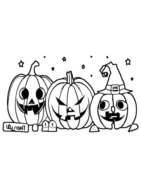 Coloring Pages Easy Halloween at Broderick Evenson blog