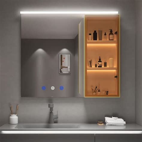 Mepplzian Lighted Medicine Cabinet with Mirror,Led Medicine India | Ubuy