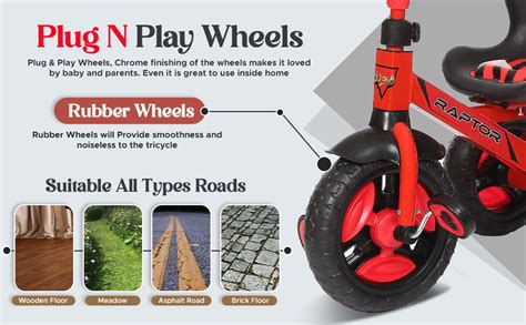 Dash Raptor Tricycle for Babies & Kids