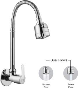 Spazio Cosmo Brass Kitchen Sink Cock/Sink Tap Faucet With 360 Degree ...