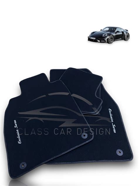 Luxury Car Carpet Velour Floor Mats Porsche 911/Boxter/Cayman/Panamera ...