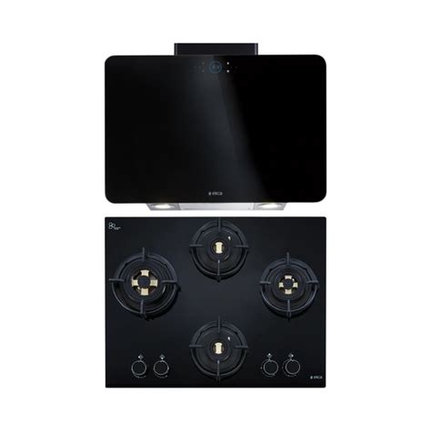 Elica 60 cm Wall Mounted Chimney Ismart Series ISMART KITTY LTW 60 NERO ...