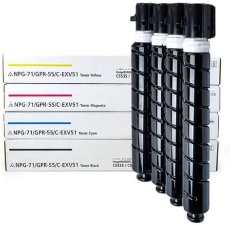 KIVA ink toner NPG-71 / NPG71 (4 Colour Set) Black , Cyan , Yellow ...