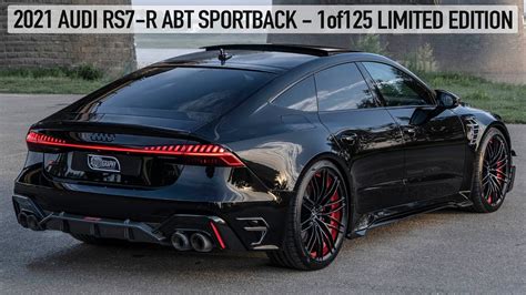 MURDERED OUT! 2021 AUDI RS7-R 740HP ABT 1of125! - AS DARTH VADER AS IT ...