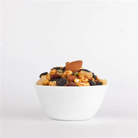 Sattviko Trail Mix with nuts and seeds with healthy fats.