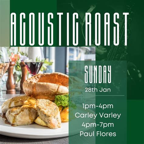 Sunday Acoustic Roast - Figurati Ocean Village, Figurati Southampton ...