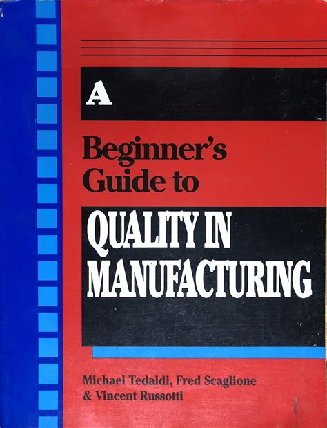 Buy A Beginners Guide to Quality in Manufacturing Book Online at Low ...