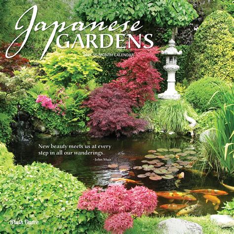 Buy Japanese Gardens 2021 Calendar: Brush Dance Book Online at Low ...