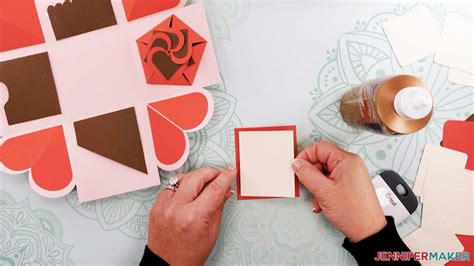 Image result for DIY Heart Exploding Box Template for Crcut