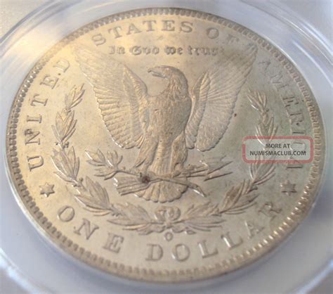 1888 - O Morgan Silver Dollar Coin Anacs Ms64 Coin