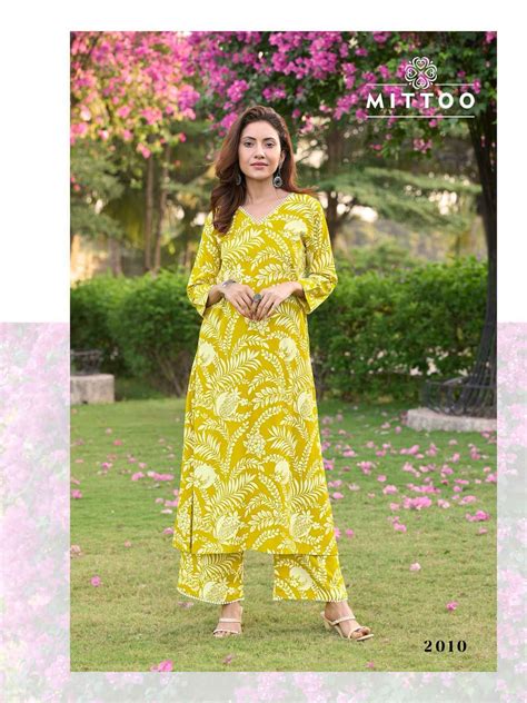 Mittoo Sulekha Vol 2 Rayon Kurti With Bottom New Shopping