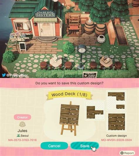 Acnh Wood Path Design Deck Tutorial 的图像结果