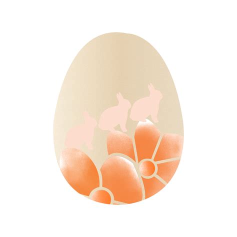 Happy Easter Egg artwork, Easter Egg Floral Design. 19634571 PNG