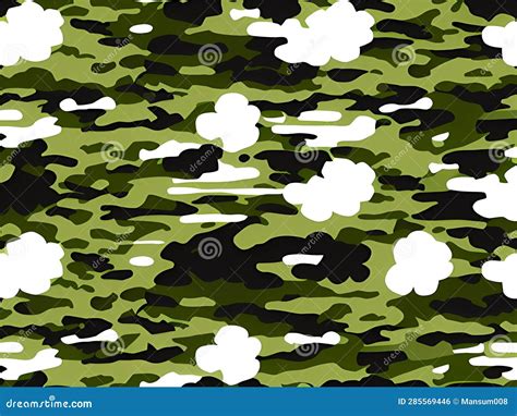 Color of Camouflage Pattern. Illustration Stock Illustration ...