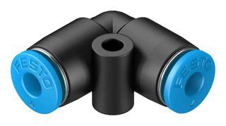 QSL-4 FESTO, Pneumatic Fitting, Push-In L-Fitting, 14 bar | element14 India