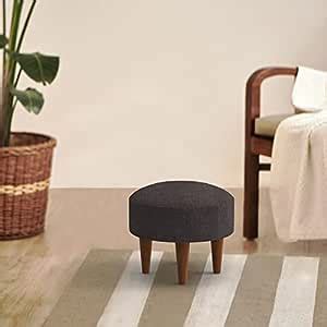Chumbak Begum Foot Rest -Brown Coal (1 Seater Footrest, Sheesham Wood ...