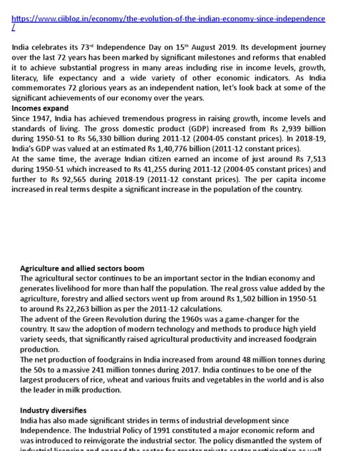 Economy of Independent India 的图像结果