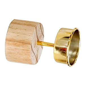 Buy Simple Wood Base Candle Holder Candlestick Centerpiece Stand ...