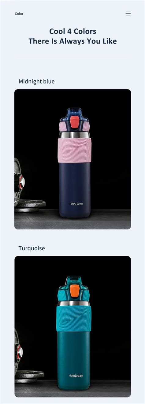 StarAndDaisy HelloDream Series Kids Water Bottle, Non-Toxic Leak Proof ...