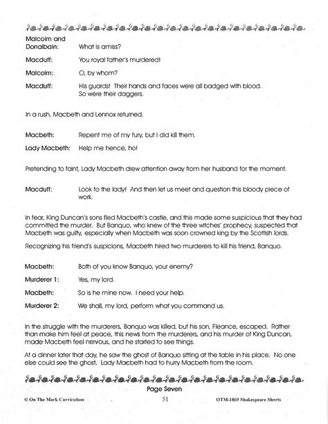 Image result for Macbeth Script