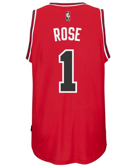 Derrick Rose Logo T Shirt Derrick Rose Chicago Bulls Adidas Jersey