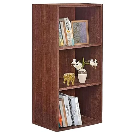 Kuber Industries Book Shelf|Wooden 4 Shelves Engineered Bookshelf ...