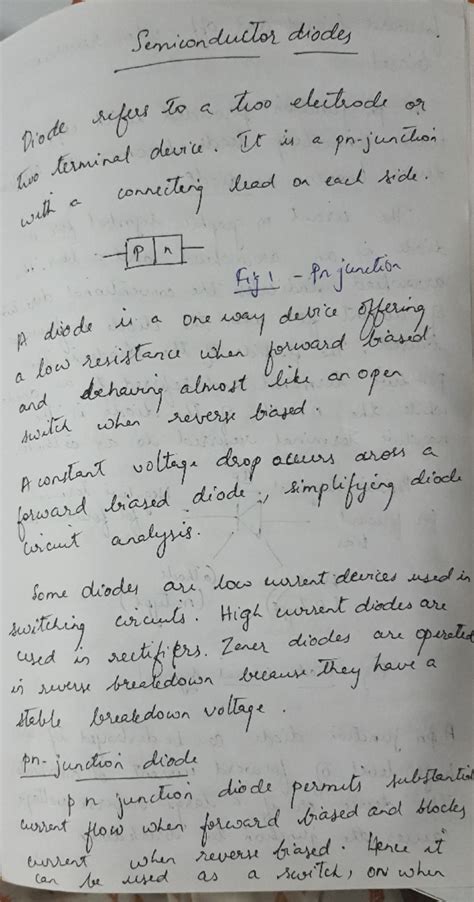 Module 1 Semiconductor Diodes - Electronics And Solid State Physics Lab ...