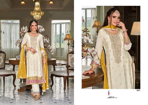 Eba Senisa Premium Silk Designer Salwar Suit Collection