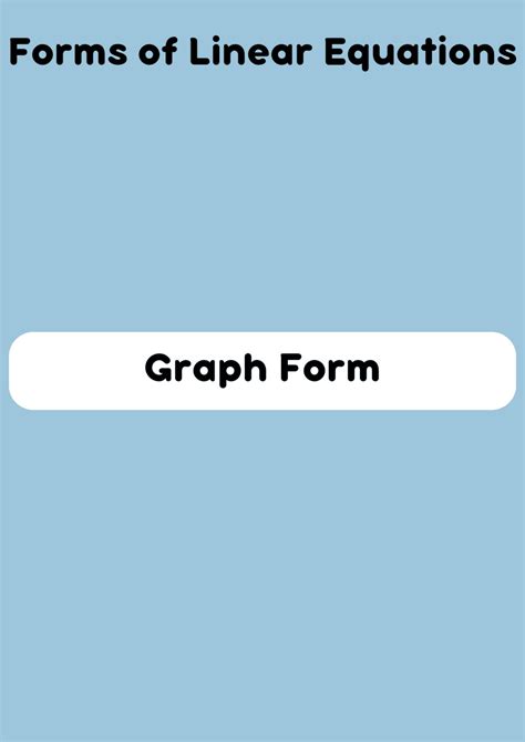 Flashcard: Forms of Linear Equation Video Lecture - Mathematics (Maths ...