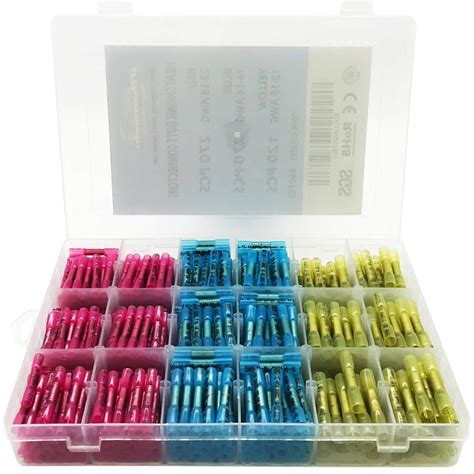 660PCS Heat Shrink Butt Connector, irhapsody 10-12 14-16 18-22AWG ...