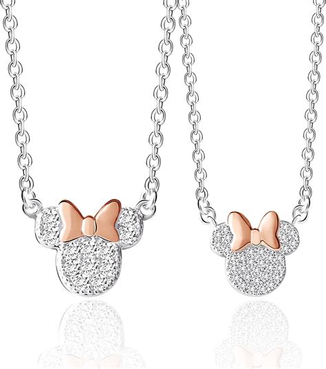 Buy Disney Minnie Mouse Mother Daughter Necklace Set - Minnie Mouse ...