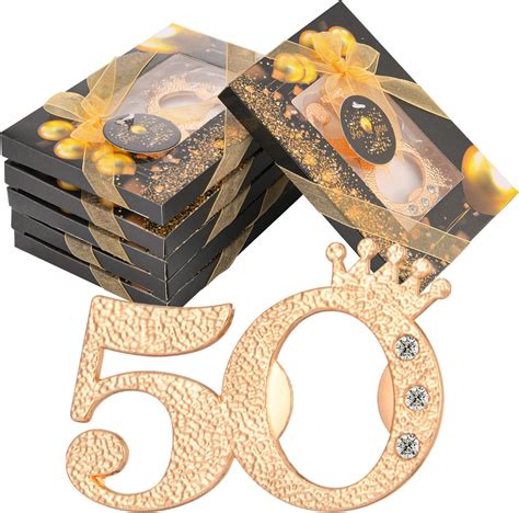 Amazon.com: Maxcheck 50 Sets 50th Birthday Party Favors for Guests 50 ...