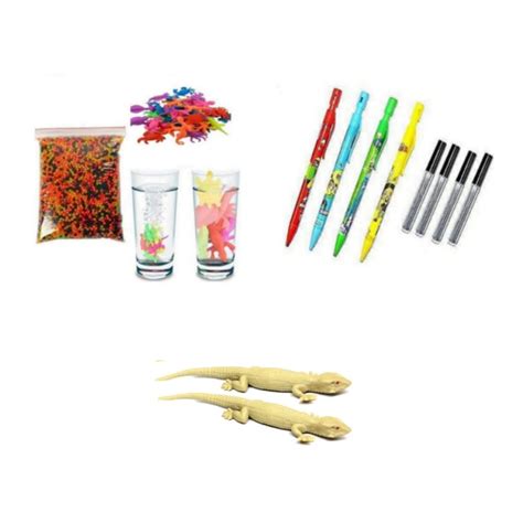 Buy IMTION 4 in 1 (11 Pcs Chipkali Lizard Toy + 4 Pcs Mechanical Pencil ...