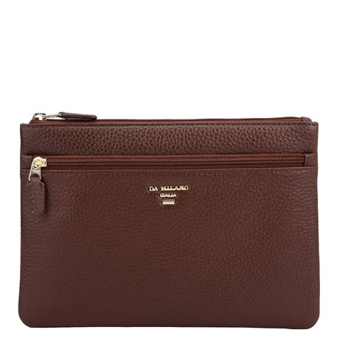 Wax Leather Multi Pouch - Espresso – Da Milano