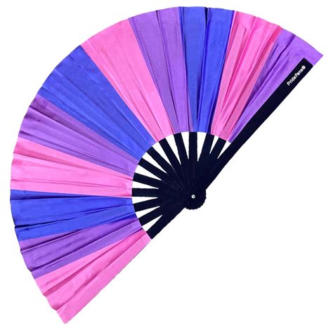 Buy Pride Fans Bisexual Large Loud Clack Folding Fan Festival Hand Fan ...