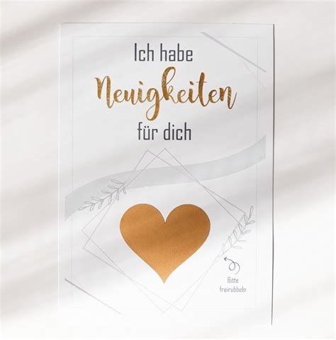 Karten zum Verkünden einer Schwangerschaft