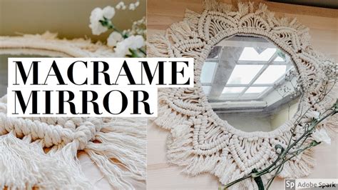 Image result for DIY Macrame Mirror Tutorial