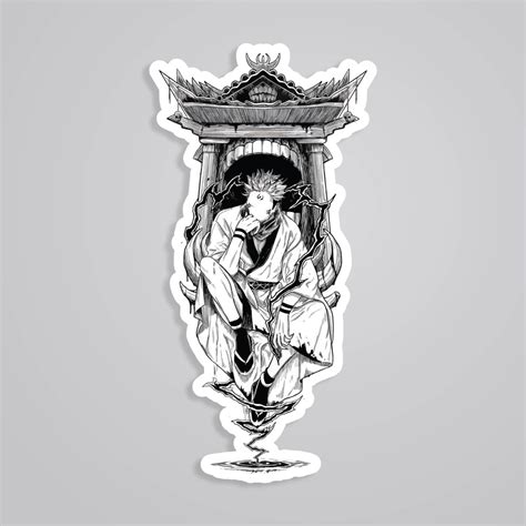 Sukuna Malevolent Shrine Stickers - Must-Have Collectible