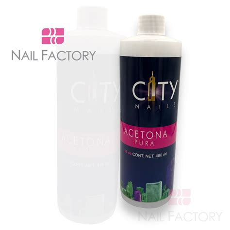 CITY NAILS Acetona PURA 470ML | Mundo Belleza